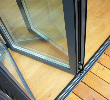 Folding doors systems