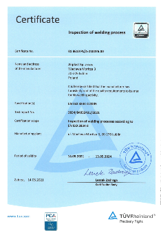  Certificate Aliplast Sp. z o.o._EN ISO 3834 EN