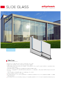 Leaflet Slide Glass
