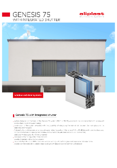 Genesis 75 with integrated shutter