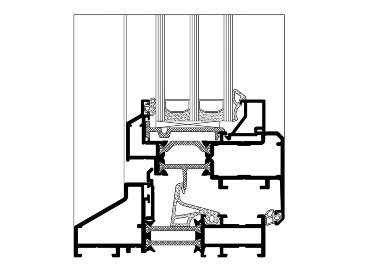 Steel Look 1000 window section