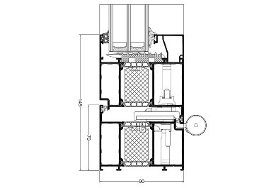 Star door section