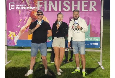Aliplast Running Team at the 11th Wrocław Night Half Marathon