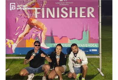 Aliplast Running Team at the 11th Wrocław Night Half Marathon