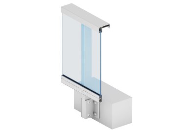 RAILING balustrade with glass infill