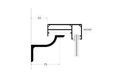 RAILING - handrail to wall connection