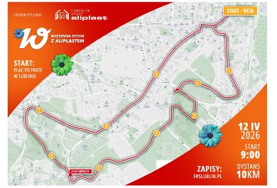 Wiosenna Dycha [Spring X] with Aliplast - Race route