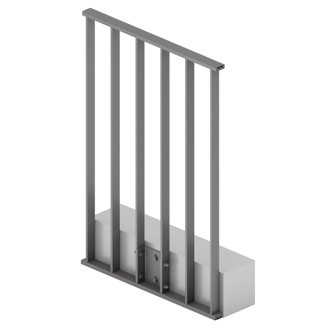 GUTMANN vertical bar railing